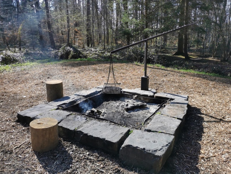 Befestigte Feuerstelle