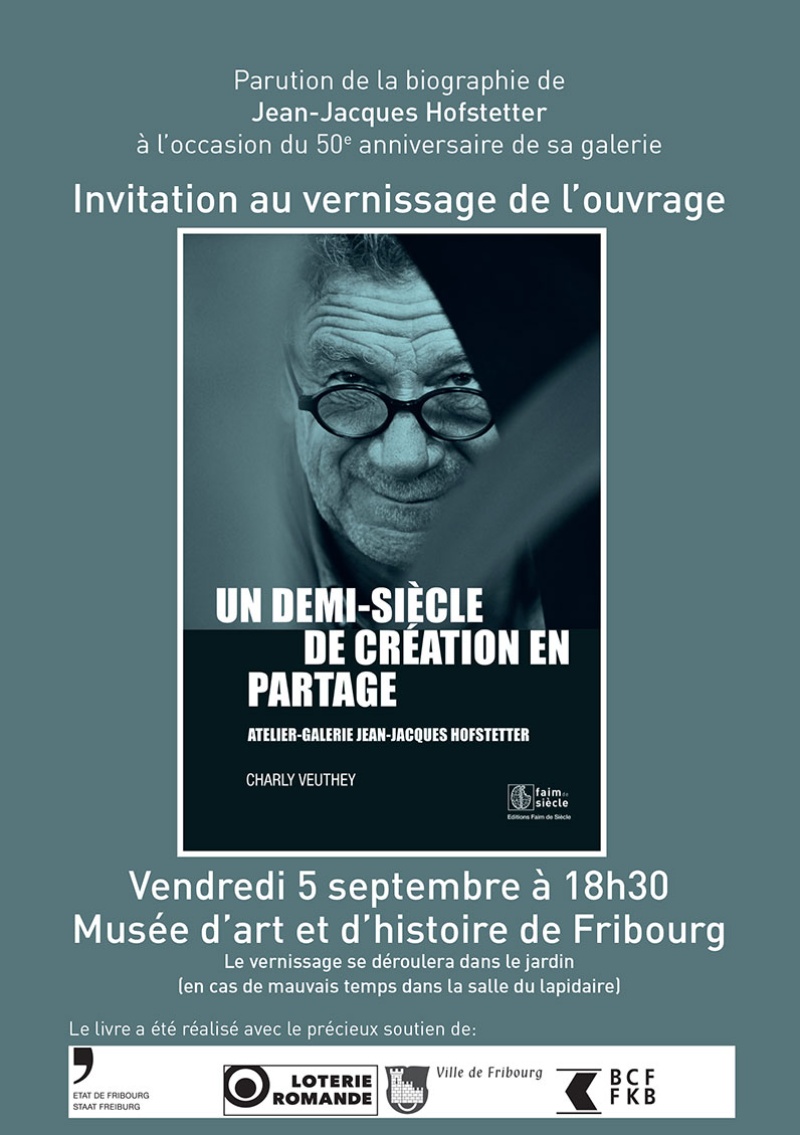 Livre vernissage J.J. Hofstetter