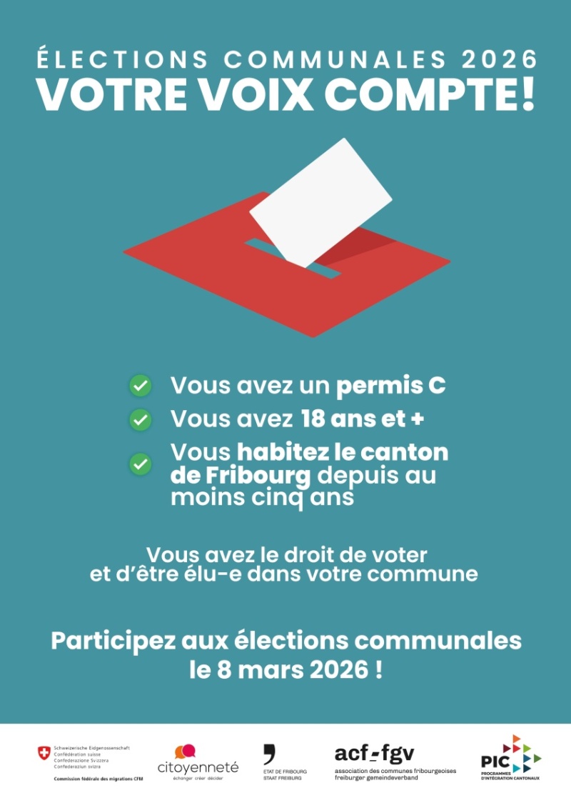 Affiche Elections communales 2026