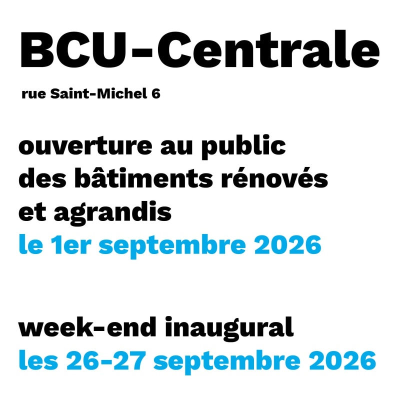 Ouverture BCU-Centrale
