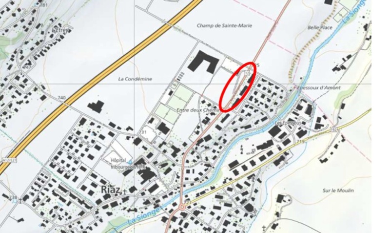 Standort des Strassenbauprojekts