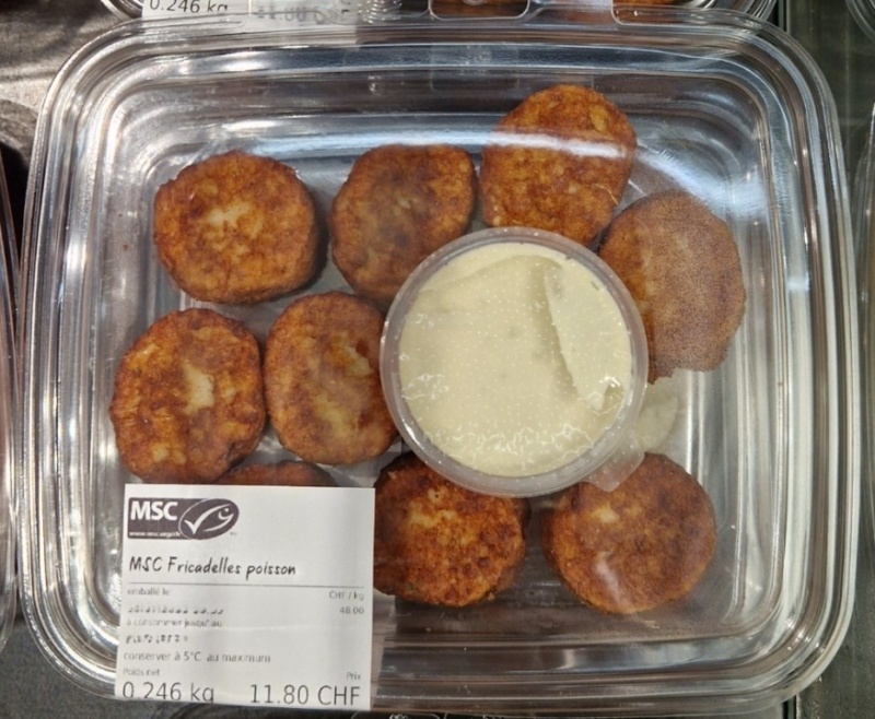 MSC-Fischschale mit Listerien