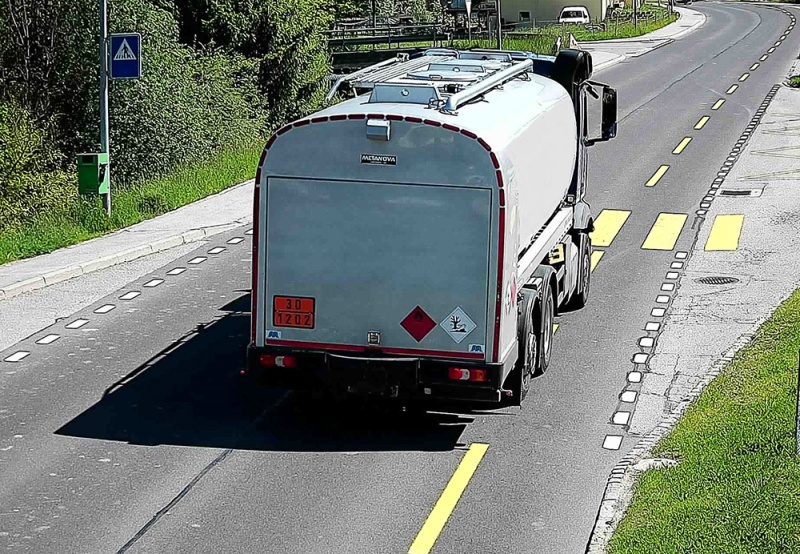 Comptages de transport de matières dangereuses