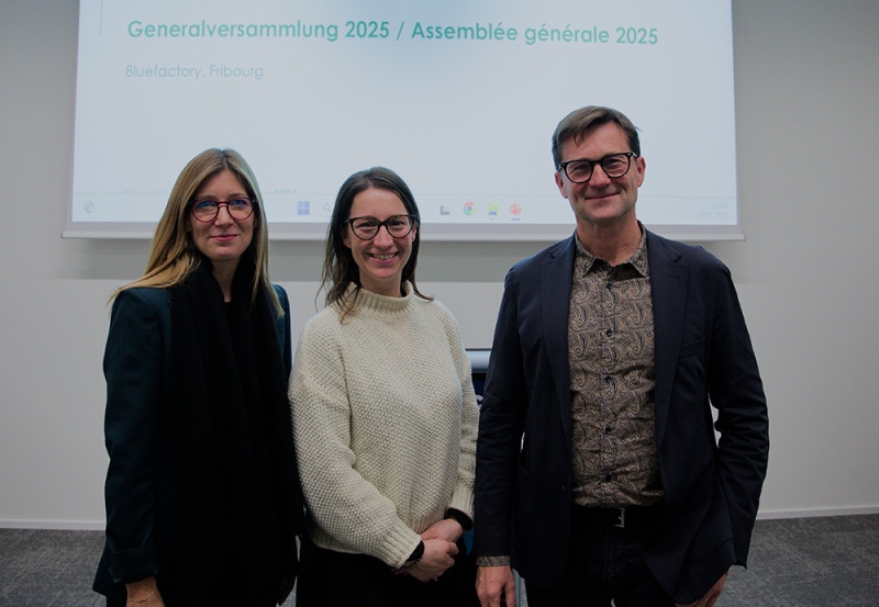 Nathalie Gessler, Melinda Zufferey-Merminod und Christophe Joerin
