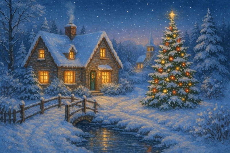 Paysage Hiver Noel
