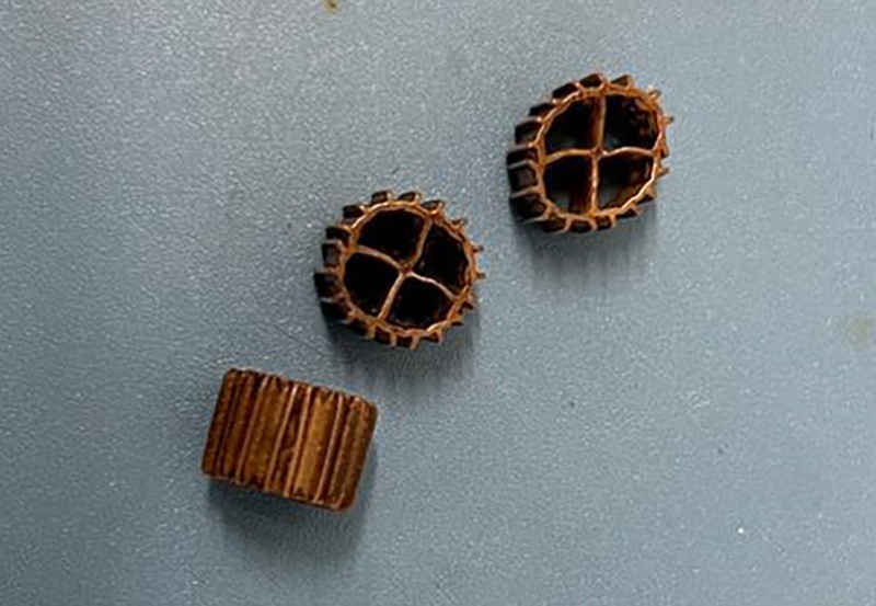 Kunststoffteile, die zur Abwasserbehandlung verwendet werden