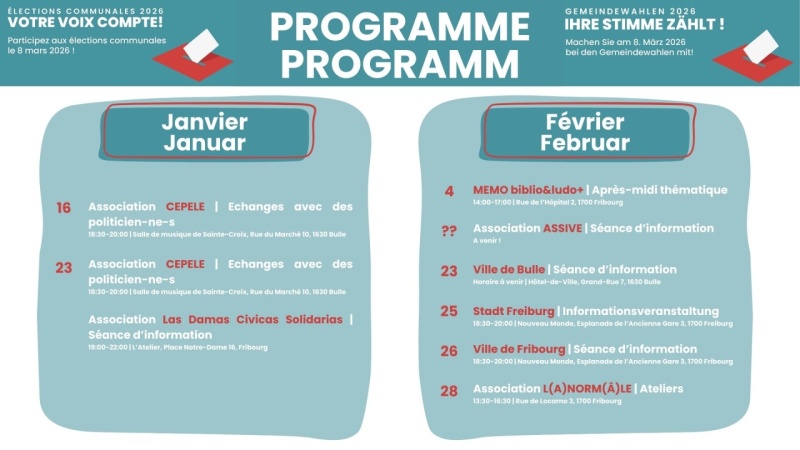 Votre voix compte - programme