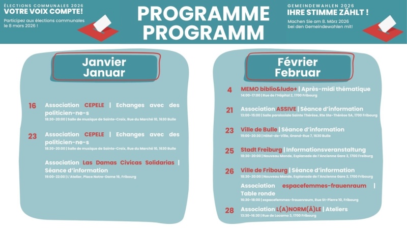 Votre voix compte - programme