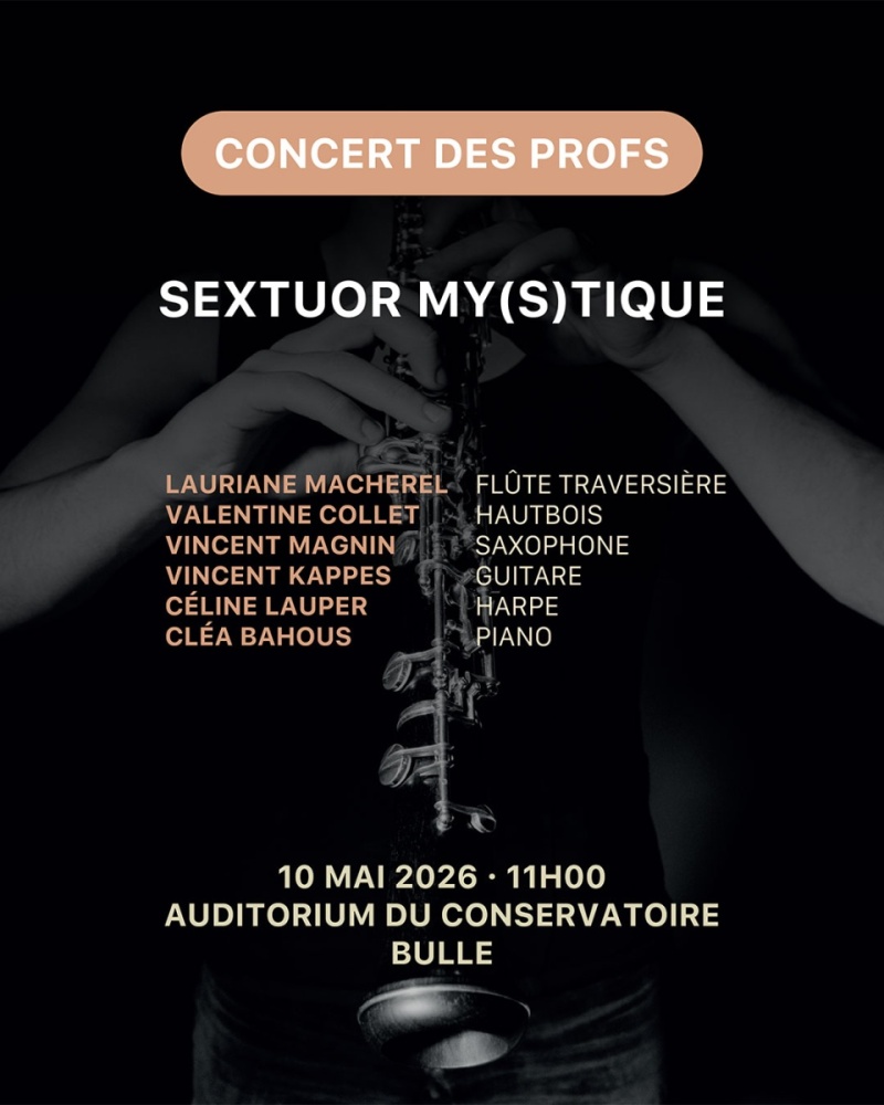 CONCERT DES PROFS SEXTUOR MY(S)TIQUE