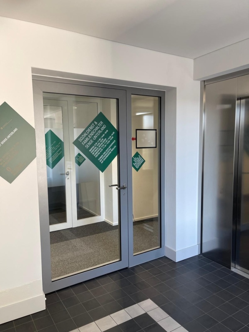 Zweigstelle der Freiburger Fachstelle für sexuelle Gesundheit, Räumlichkeiten des Sozialdienstes Sense-Unterland