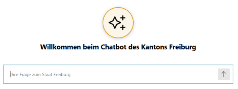Chatbot des Kantons Freiburg