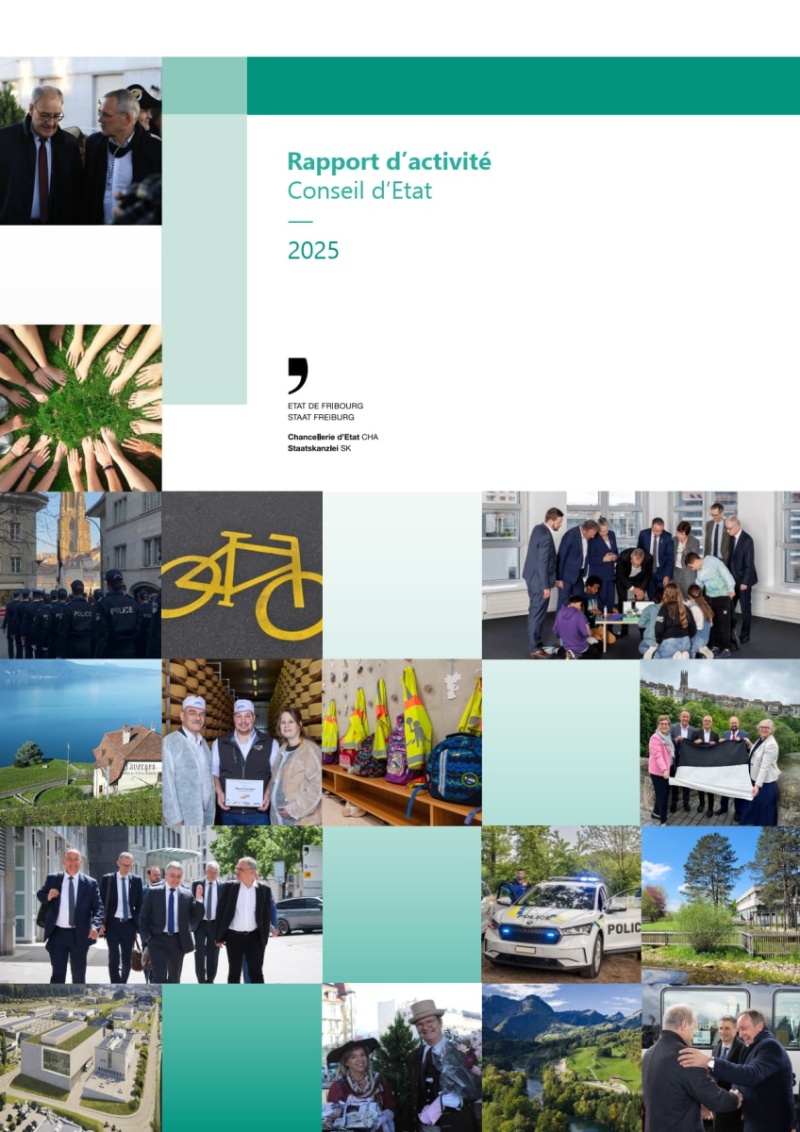 Couverture rapport d'activité du Conseil d'Etat 2025