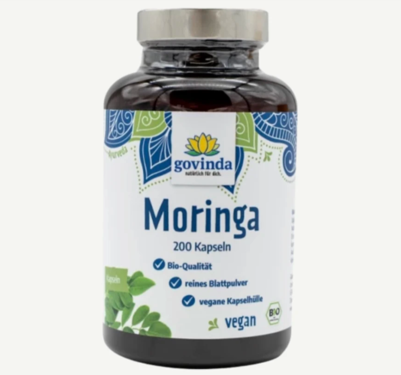 Bio- Moringa Kapseln der Marke Govinda