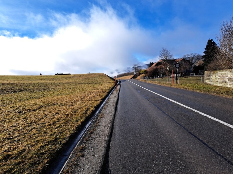 Fahrbahn Attalens-Bossonnens