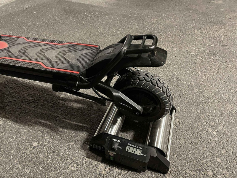 Séquestre d’une trottinette dépassant largement la vitesse autorisée