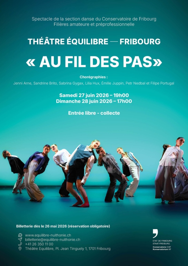 Au fil des pas - affiche Spectacle 2026