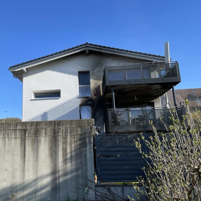 Incendie dans un immeuble à Courgevaux