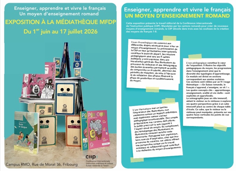 Les moyens d'enseignement du français s'exposent