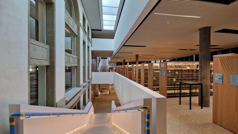 2. Etage der KUB noch immer ohne Bücher