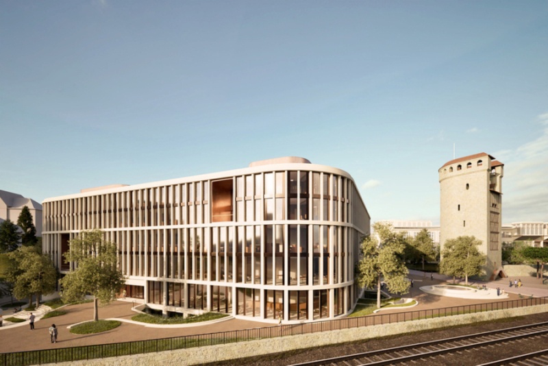 Extension du Campus Miséricorde - vue par la poste
