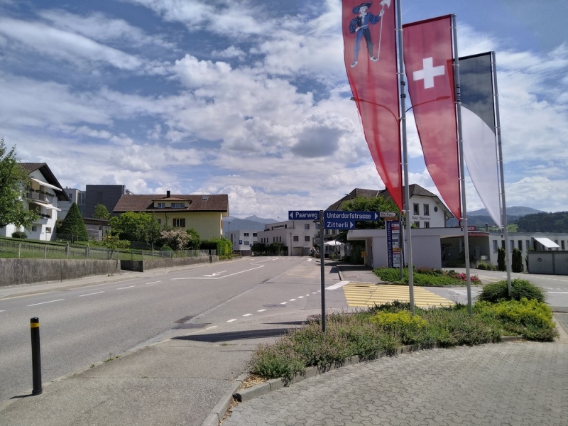 Die Ortsdurchfahrt von Alterswil