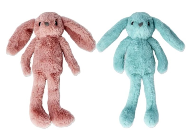  Stoffhasen TEDDY BUNNY PINK und TEDDY BUNNY BLUE, Flying Tiger