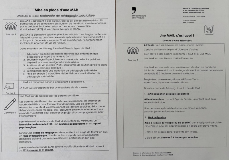 Le document original versus celui en français facile