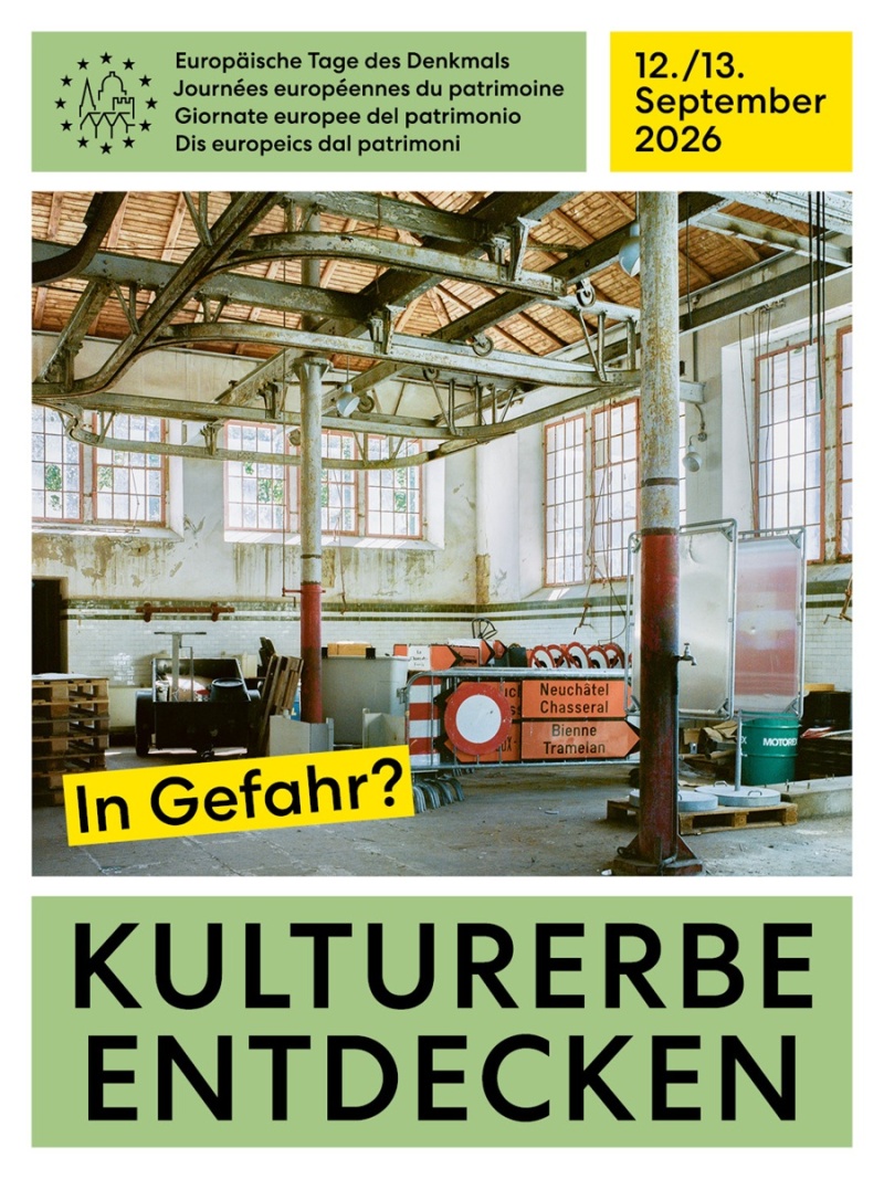 Europäische Tage des Denkmals 2026 - In Gefahr?