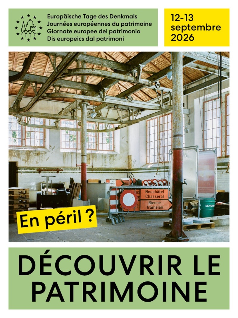 Journées européennes du patrimoine 2026 - En péril ?