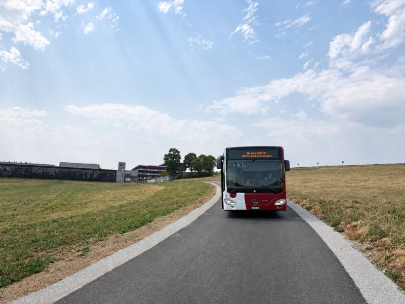 Nouvelle liaison entre Grangeneuve et Agroscope
