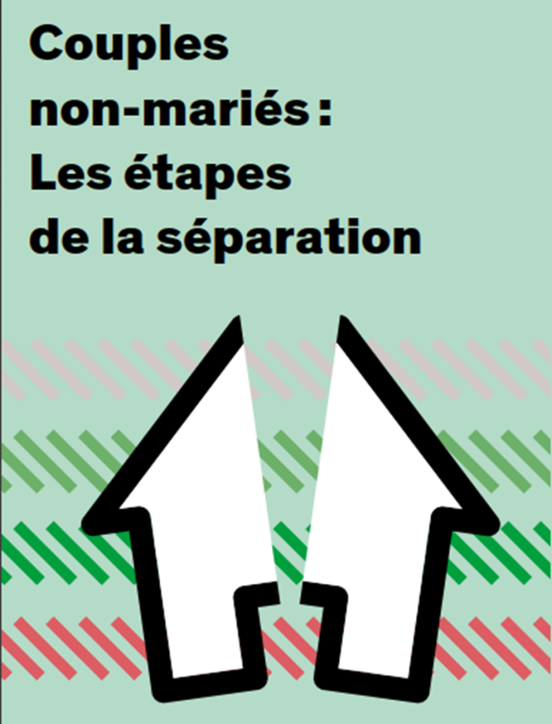 Couples non-mariés: les étapes de la séparation