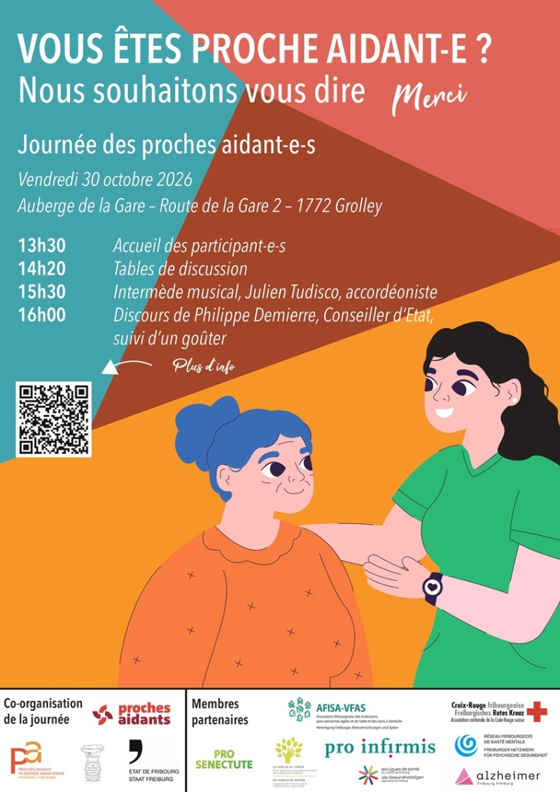 Journée intercantonale des proches aidants 2026 - Affiche