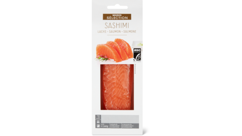 filet de saumon pour sashimi Migros Sélection