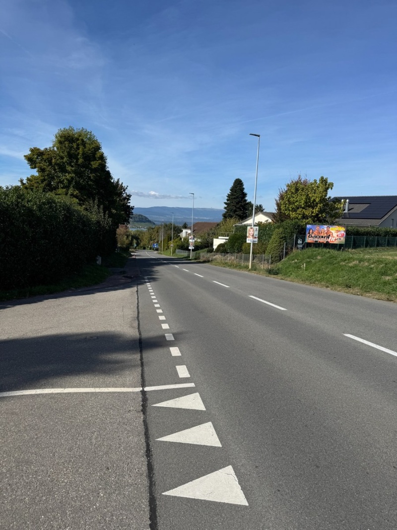 Route cantonale Leimera à Morat