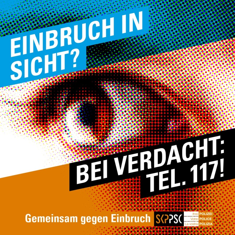 Einbruchprävention: Kantonspolizei ruft zu erhöhter Wachsamkeit auf
