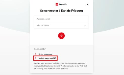 SwissID - Mot de passe